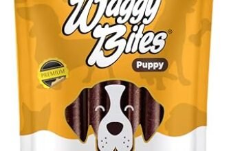 Waggy Bites DuoBites Chicken & Cheese Soft Treats for Dogs & Puppies | Grain & Gluten-Free | Inulin for Healthy Digestion | DHA Enriched for Brain Development | 100 g | Pack of 1