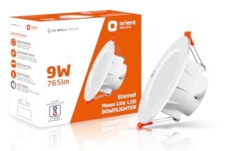 Orient Electric 9W LED Ceiling Light | 765 Lumens | Energy Saving | Up to 4 kV Surge Protection | Suited for 3-inch Junction Box| Cool White | BIS Certified | Made in India | Pack of 1