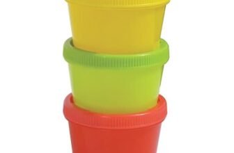 Aristo Swift Plastic Storage Container 300ml – Set Of 3 -Color May Vary