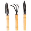 Nurturing Green® Set of 3 Gardening Hand Tools (Trowel, Cultivator, & Transplanter) | Durable & Rust Resistant | Perfect for Small Plants, Trees, Grass & Garden Spaces