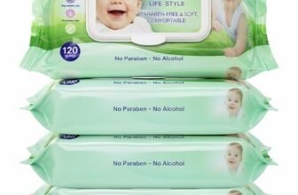 Btag Soft Natural Baby Wipes | Natural & Gentle Care | Ultra-Soft, Baby-Friendly Wet Wipes for Daily Use 120 Piece Pack (Pack of – 4)