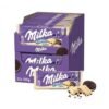 Milka Oreo White Chocolate Bar, 100g – Smooth Alpine Milk Chocolate with Crunchy Oreo Cookie Pieces