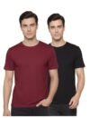 FYLTR Men’s Solid T-Shirt – Half Sleeve | Round Neck | 100% Cotton | Regular Fit T-Shirt (Pack of 2)