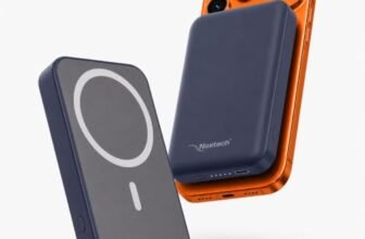 Nextech Mag-Safe Magnetic Wireless Power Bank 10000mAh | 22.5W Fast Charging PD Type C | 15W Powerbank for iPhone & Android | Compact Slim Portable Charger with LED Indicator – Greyblue