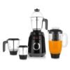 Cello Kitchenette Collection Armour Pro Mixer Grinder, Black | 900 W Heavy Duty Motor | 3X Speed Control | 3 Stainless Steel Jars & 1 Juicer Jar