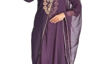Alvami Women’s Silk Embroidery Straight Kurta and Pant Set with Dupatta (Charulata_Purple_AL_S)