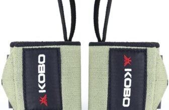Kobo Cotton Wrist Band Stiff/Flexi for Men & Women, Wrist Supporter for Gym Wrist Wrap/Straps Gym Accessories for Men for Hand Grip & Wrist Support While Workout & Muscle Relaxation (1 Pair)