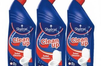 Shatras Toilet Cleaner Extra Thick Formula | Removes Tough Stains, Rust & Hard Water Deposits | Helps Kill 99.9% of Germs for a Hygienic Toilet | Pack of 3