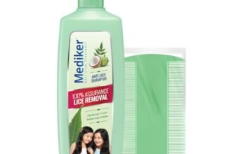 Mediker Anti-Lice Treatment Shampoo + Anti Lice Comb, 100 ml