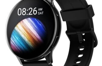 Noise Vortex Plus 1.46″ AMOLED Display, AoD, BT Calling, Sleek Metal Finish, 7 Days Battery Life, All New OS with 100+ Watch Faces & Health Suite (Black)