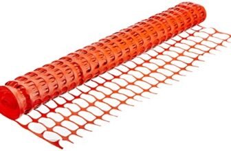 Aktion Safety Orange PVC Barricating Net AK-NET- ORG Outdoor use – Size 1m x 50m, Orange (Pack of 5)