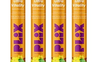 The Plant Fix Plix Ultra Vitality Effervescent, Strength With L-Arginine, Ashwagandha, Safed Musli and Zinc, 15 Effervescent Tablets, Pack of 4 (Orange Burst), 4 count, 15 capsules