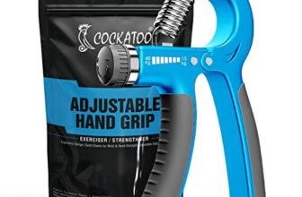 Cockatoo (10 KG – 40 Kg) Adjustable Hand Grip| Hand Gripper For Men & Women|Hand Grip Strengthener Rubber, Acrylonitrile Butadiene Styrene,Blue