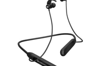 ZEBRONICS RAGA F2, Bluetooth Neckband in Ear, 22 Hours Playback, ENC, Rapid Charging, Dual Pairing, Magsnap (Magnetic Play | Pause), 2 EQ Modes, Bluetooth v5.4, Call Function, Gaming Mode (Black)