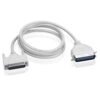 Madhabi 5M Parallel Printer Cable, DB25 Male to Centronics 36 Pin IEEE-1284 Connector, LPT Printer Cable for Dot Matrix, Legacy Inkjet and Laser Printers, White