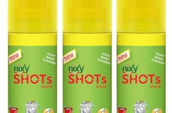 Nixy shots, liquid detergent, floor cleaner & utensils cleaner 3 in 1 multi-task cleaner – Queen size (Pack of 3)
