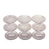 Coconut Stainless Steel – Ciba Lid Set | Heavy Gauge Lid Set of 9 Pcs. | Set Contains 3 Pcs Each of 12Cms, 13.5Cms & 15Cms Size Lids For Utensils | Must Have Kitchen Essentials