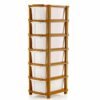 Kavira Plastic Drawer Storage Tower – Space Organizer|White,6 Layer