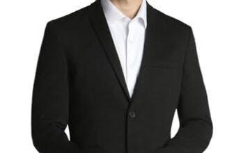 Peter England Men Black Solid Slim Fit Formal Blazer