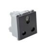 Wipro Northwest Nowa 6/16A 3 Pin – Power Socket, Matt Black (pack of 5)