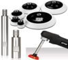 DIY Crafts Only M14 Stainless Steel Rotary Extension Shaft Thread for Rotary Polisher,Car Polisher,Polishing Pads,Backing Plate, Sucker, Angle Grinder, Brush (7x, 4″inch Extension Rod Only)