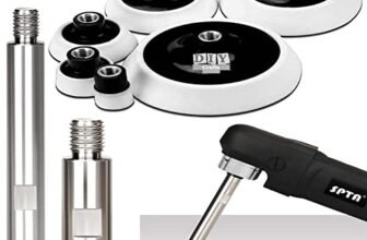 DIY Crafts Only M14 Stainless Steel Rotary Extension Shaft Thread for Rotary Polisher,Car Polisher,Polishing Pads,Backing Plate, Sucker, Angle Grinder, Brush (7x, 4″inch Extension Rod Only)