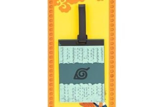 Naruto Anime PVC Luggage Label | Stylish Travel Tag for Suitcase & School Bag