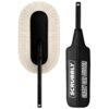 Scrubbly Car Duster – Lint-Free & Scratch-Free Car Cleaner Brush with Long Handle – Car Dust Cleaner Features Paraffin Wax Coating for 2X Better Cleaning Performance – Car Cleaning Brush for Exterior