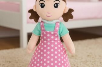 Amazon Brand – Jam & Honey Dancing Animals EVA Doll | 34 cm Musical Plush Toy | Dancing Motion & Music | Soft & Safe | BIS Certified | Pretend Play Toy for Kids