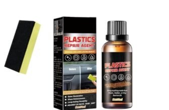 ROKTRY 1 pcs Plastic Restorer for Cars ,Lasting Auto Restoring Liquid , Exterior and Interior Plastic Revitalizing , Resists Water,Auto Exterior & Interior Plastic Cleaner