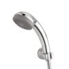 Eauset Plus 75mm Hand Shower with 1.5m Hose & Wall Hook | Single Mode ABS Handheld Shower Head | High Flow 15 LPM at 3 Bar | Wall Mounted Bathroom Shower | Polished Finish