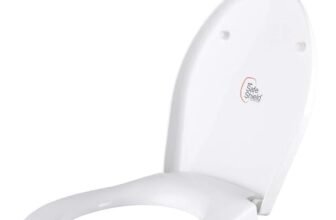 Kohler Brive Toilet Seat Slow Close – Oval Shaped in White – Toilet Seat for Bathroom – High Gloss Finish, Comfort Seating – Easy Hygiene Maintenance – Seat Closes Quietly without Slamming 13946IN-2-0