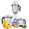 GIGAWATTS 1000W All-in-One Mixer Grinder Blender Heavy Duty Industrial Grade Electric Mixy, Three Stainless Steel Clip Jars with 3 Speed Control 21000 RPM (1 Year Warranty)
