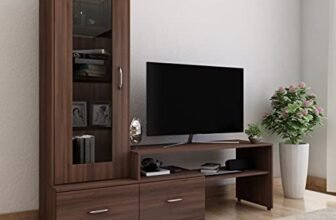 Home Centre | Helios Isla | Engineered Wood | TV Consoles | Brown | 1 Year Warranty
