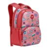 Gear Wow 17″/25L Medium Water Resistant School Bag/Casual Backpack/Daypack/4 Compartment Travel Backpack/Kids Bag for Girls – Pink