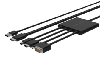 Belkin Multiport Adapter, HDMI Digital AV Adapter – Mini DisplayPort, USB-C, HDMI, VGA to HDMI Adapter, Supports 4K UHD and Audio