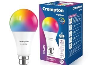 Crompton Immensa 9W Bluetooth Smart LED Bulb B22 | 16M Colours, Pack of 1