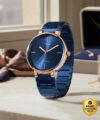 TIMEX Round 40mm Blue Dial Analog Watch  – For Men