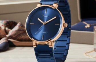 TIMEX Round 40mm Blue Dial Analog Watch  – For Men