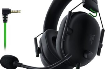 Razer BlackShark V2 X Smartchoice Wired Gaming Headset with Mic, 7.1 Surround Sound, 50mm Drivers, Memory Foam Cushions, Multi-Platform (PC/PS/Xbox/Switch/Mobile), 3.5mm Jack_Black