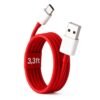 Addtam One Plus 100W USB Type C Data Sync Fast Charging Charger Cable Compatible with OnePlus 15,15R,13,13R,13S,12,12r,11,11r,10r,10t,10 pro,9 Pro,8,Nord 6,5,4,3,2t,Ce5,Ce6,Ce4,Ce2,Ce3 lite, Red