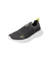 Puma Mens Kardio Slipon Black-Dark Coal-Lime Sheen Sneaker – 7 UK (39713101)