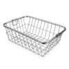 Vipron Stainless Steel Dish Drying Rack for Kitchen Sink – Large Rectangular Wire Dish Basket with Handles for Plates, Bowls, Cups & Cutlery – Rustproof Metal Dish Drainer & Kitchen Organizer