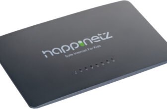 Happinetz 0911 / Parental Control Internet filter Router 2.4 GHz, 5 GHz 1200 Mbps Wifi Speed Dual Band Internal Antenna Access Point Mode(Grey)