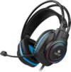 ZEBRONICS Zeb-Jet Premium Headphone,LED Headband,Suspension Design, 2 mtr 3.5mm+USB Wired Gaming(Black + Blue, On the Ear)