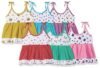 ONCH Baby And Kids Girls Cotton A line Printed Frock Dress Pack of 6