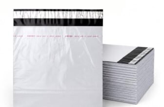 BonKaso Pack of 500 Poly Courier Bags with POD Sleeve 6×8 Inch | 52 Micron Tamper Proof Waterproof Security Envelopes Cover | Self Adhesive Shipping Mailers for E Commerce Packaging