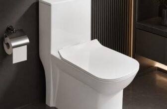 Plantex Ceramic Single Suite Commode/Western Toilet/Water Closet/Commode with Soft Closing Toilet Seat – S Trap (Iris, White)