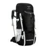 Impulse Expedition 3 Compartment Rucksack Bags 75 Litre Travel Bag For Men Tourist Bag For Travel Backpack For Hiking Trekking Bag For Men Camping Bag With 1 Year Warranty, Black