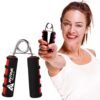 ANTINA Hand Gripper, Hard PVC Hand Grip For Exercise, 1 Piece Foam Hand Gripper, Hand Gripper For Exercise, Hand Gripper For Strengthen For Men, Women, Boys, Girls (Red)